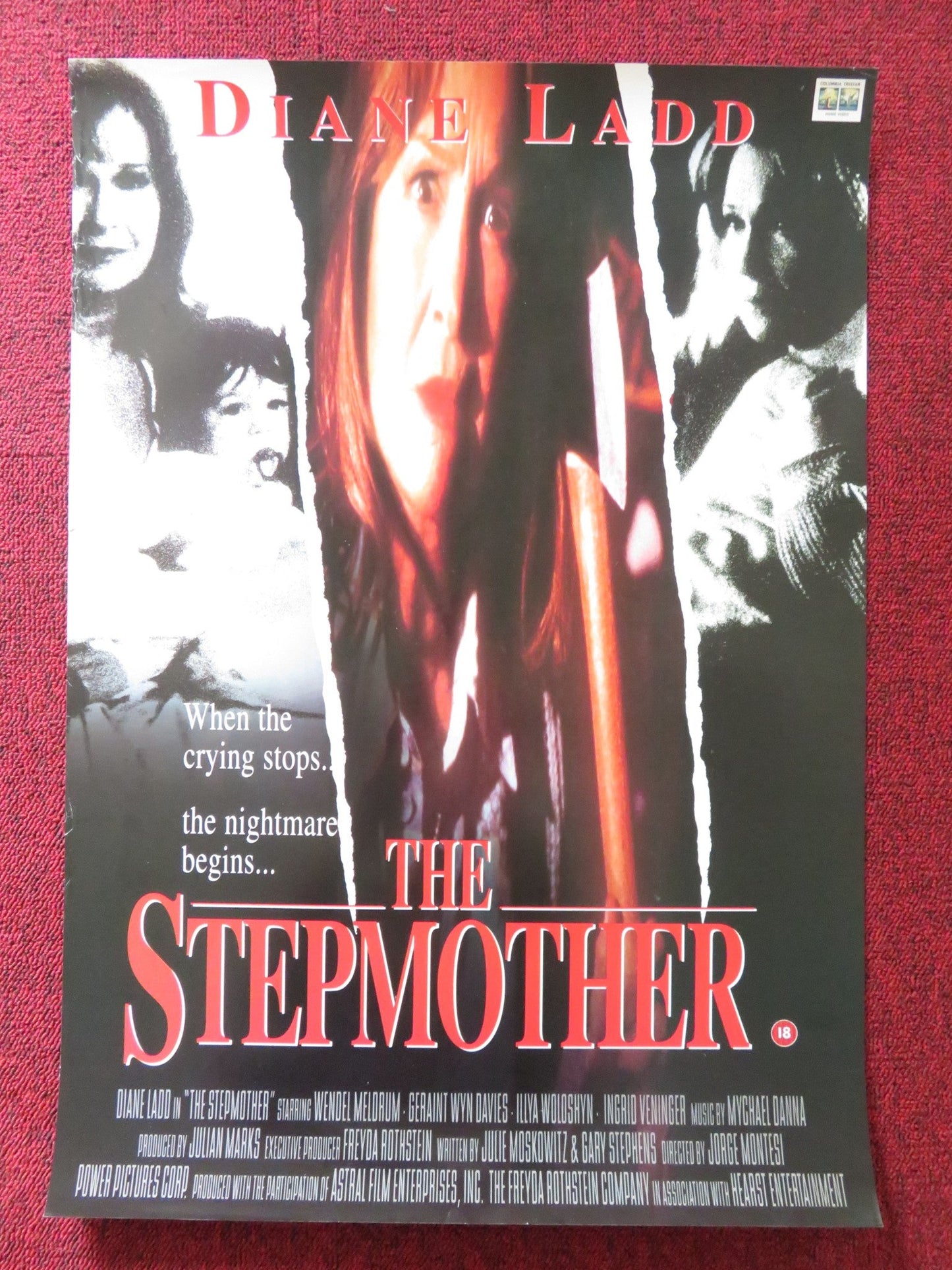 THE STEPMOTHER VHS VIDEO POSTER DIANE LADD WENDEL MELDRUM 1994 Rendezvous Cinema Movie posters