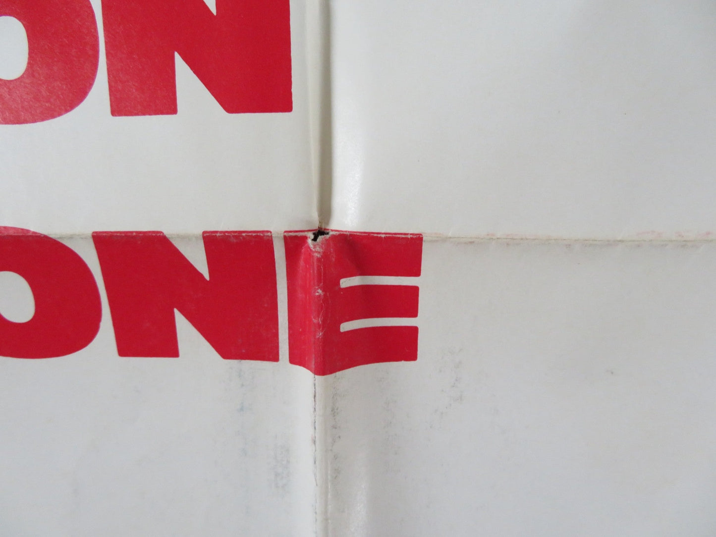 THE STONE KILLER FOLDED US ONE SHEET POSTER CHARLES BRONSON MARTIN BALSAM 1973 Rendezvous Cinema Movie posters