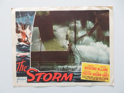 THE STORM - #6 US LOBBY CARD CHARLES BICKFORD BARTON MACLANE R1948 Rendezvous Cinema Movie posters