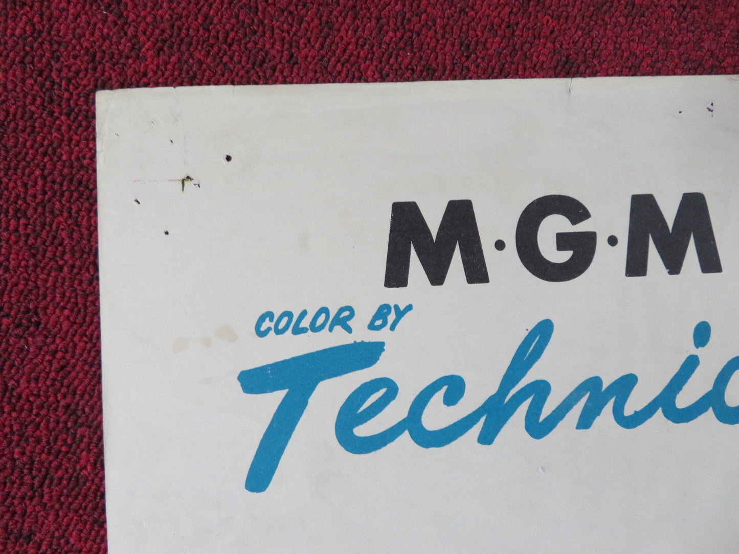 THE STORY OF THREE LOVES FOLDED US ONE SHEET POSTER KIRK DOUGLAS J. MASON 1953 Rendezvous Cinema Movie posters