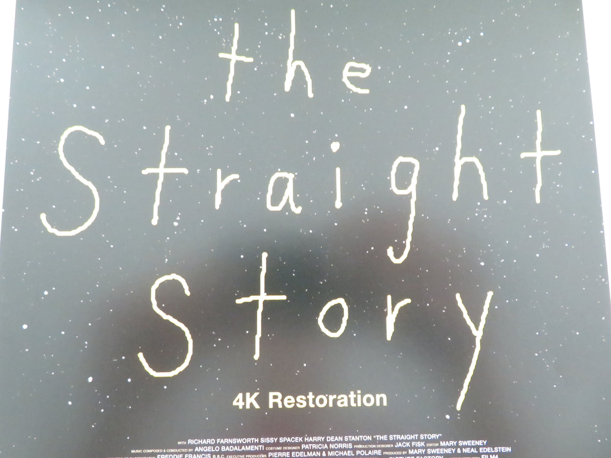 The Straight Story 4k - B Japanese Chirashi (B5) Poster Spacek Farnsworth R2024 Movie posters