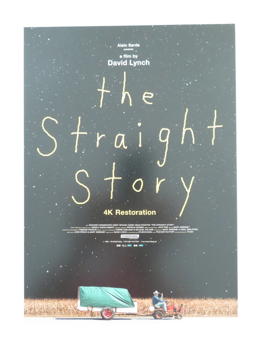 The Straight Story 4k - B Japanese Chirashi (B5) Poster Spacek Farnsworth R2024 Movie posters