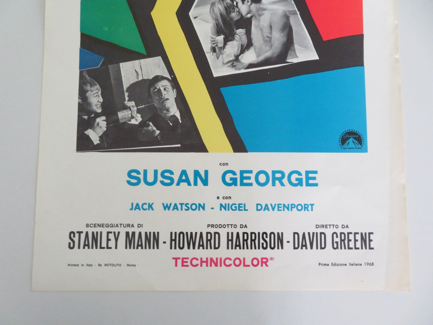 The Strange Affair Italian Locandina Poster Michael York Jeremy Kemp 1968 Movie posters