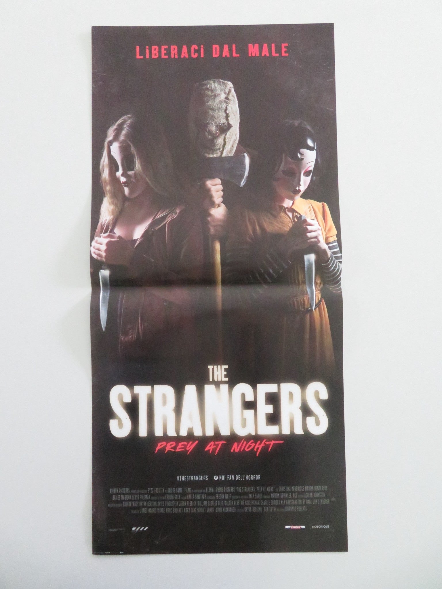 The Strangers: Prey at Night Italian Locandina Poster Christina Hendricks 2018 Movie posters