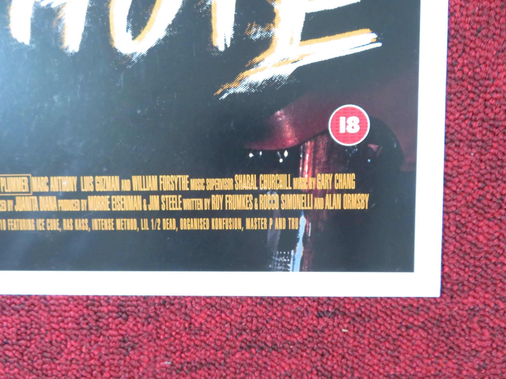 THE SUBSTITUTE VHS POSTER ROLLED TOM BERENGER ERNIE HUDSON 1996 Rendezvous Cinema Movie posters