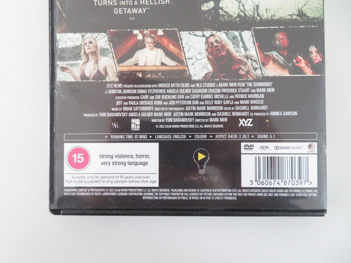 The Summoned (DVD) J. Quinton Johnson Emma Fitzpatrick A. Gulner 2022 Region 2 Movie posters