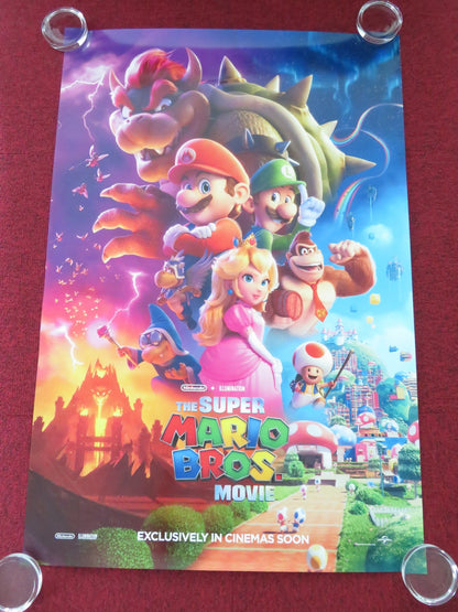 THE SUPER MARIO BROS. MOVIE - A ONE SHEET ROLLED POSTER BLACK CHRIS PRATT 2023 Movie posters