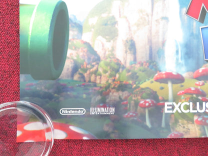 THE SUPER MARIO BROS. MOVIE ONE SHEET ROLLED POSTER JACK BLACK CHRIS PRATT 2023 Movie posters