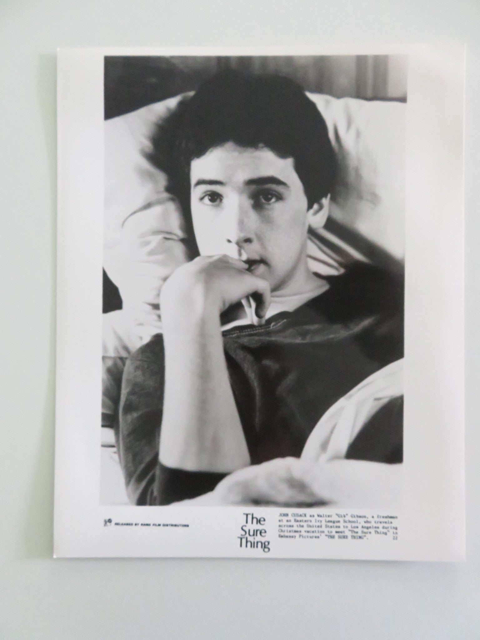 THE SURE THING MOVIE STILL PHOTO LOT OF 3 JOHN CUSACK DAPHNE ZUNIGA 1985 Movie posters