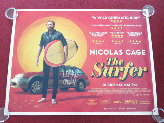 THE SURFER UK QUAD ROLLED POSTER NICOLAS CAGE FINN LITTLE 2024 Movie posters