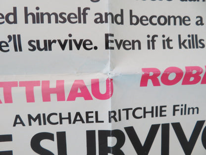 THE SURVIVORS FOLDED US ONE SHEET POSTER ROBIN WILLIAMS WALTER MATTHAU 1983 Movie posters