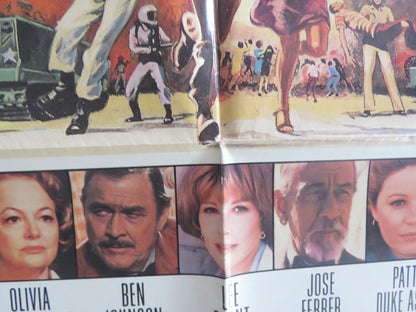 THE SWARM - STYLE B FOLDED US ONE SHEET POSTER MICHAEL CAINE KATHARINE ROSS 1978 Rendezvous Cinema Movie posters