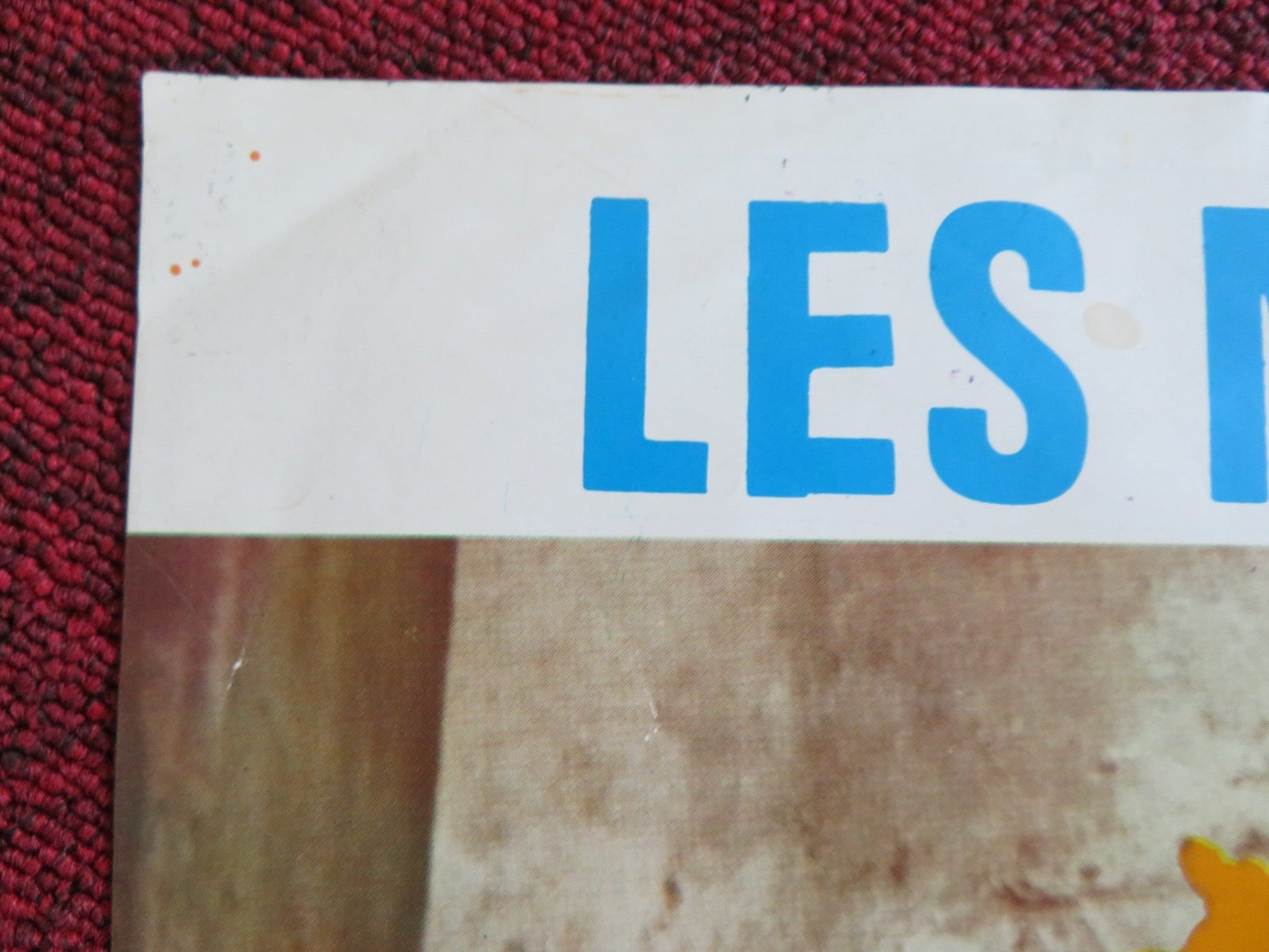 THE SWASHBUCKLER POSTER FOLDED JEAN PAUL BELMONDO MARLENE JOBERT 1971 Rendezvous Cinema Movie posters