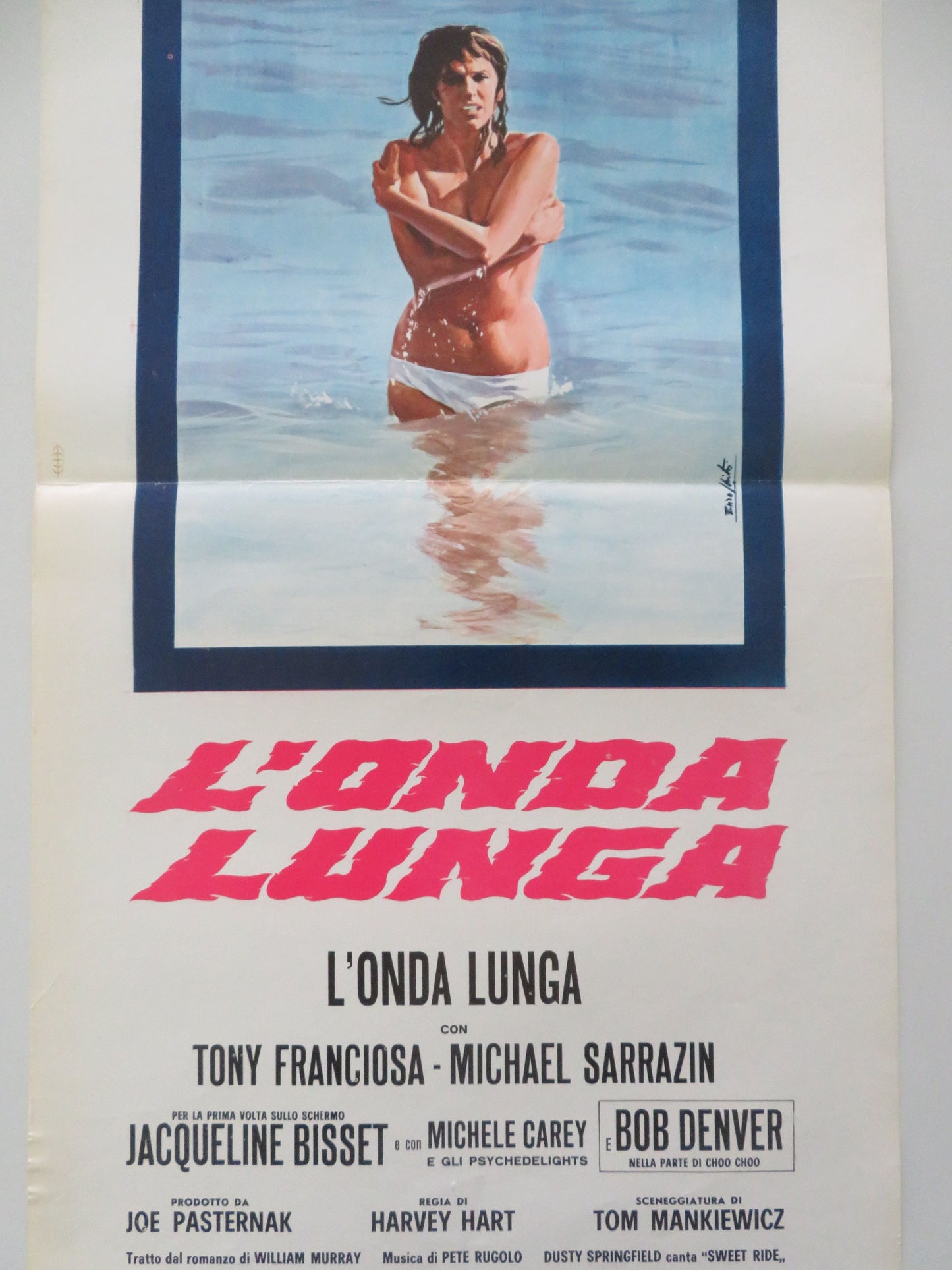 The Sweet Ride Italian Locandina Poster Anthony Franciosa Michael Sarrazin 1968 Movie posters