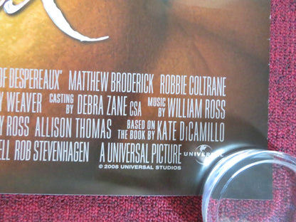 THE TALE OF DESPEREAUX - B US ONE SHEET ROLLED POSTER MATTHEW BRODERICK 2008 Rendezvous Cinema Movie posters