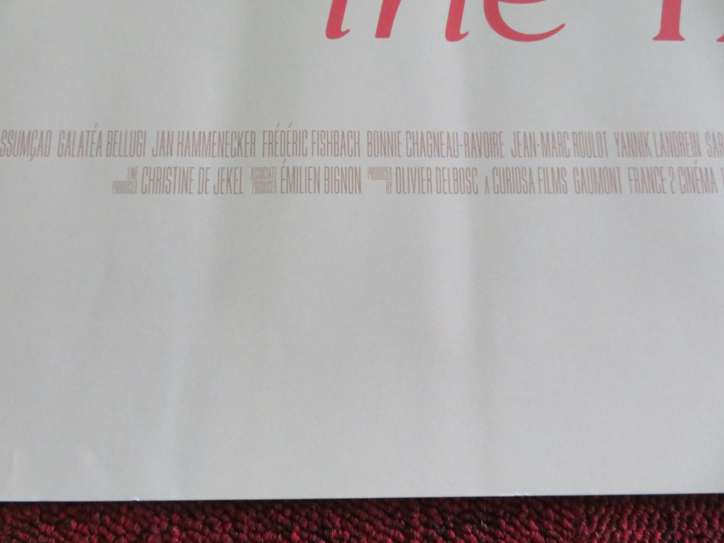 THE TASTE OF THINGS UK QUAD ROLLED POSTER JULIETTE BINOCHE BENOIT MAGIMEL 2023 Movie posters