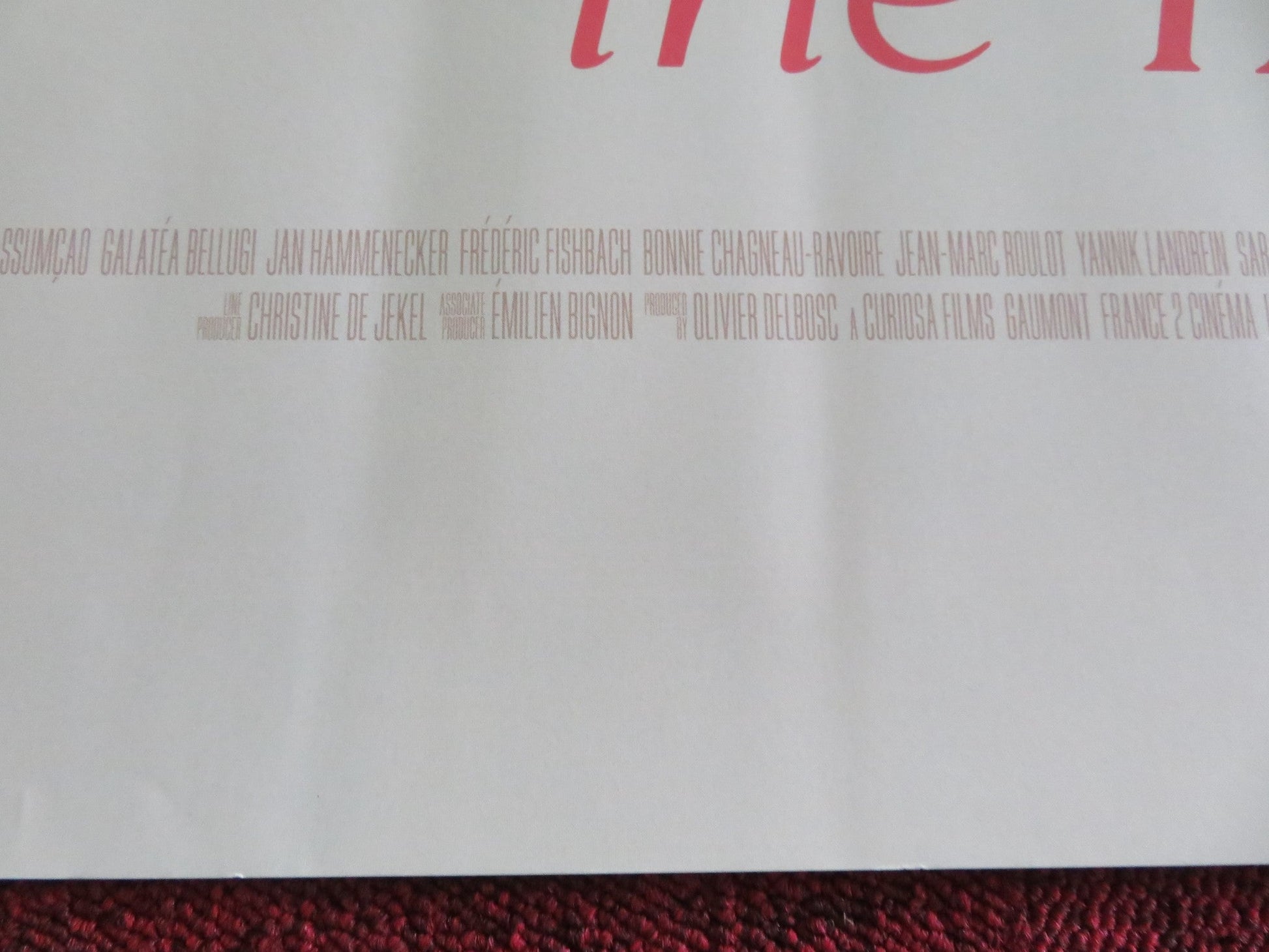 THE TASTE OF THINGS UK QUAD ROLLED POSTER JULIETTE BINOCHE BENOIT MAGIMEL 2023 Movie posters