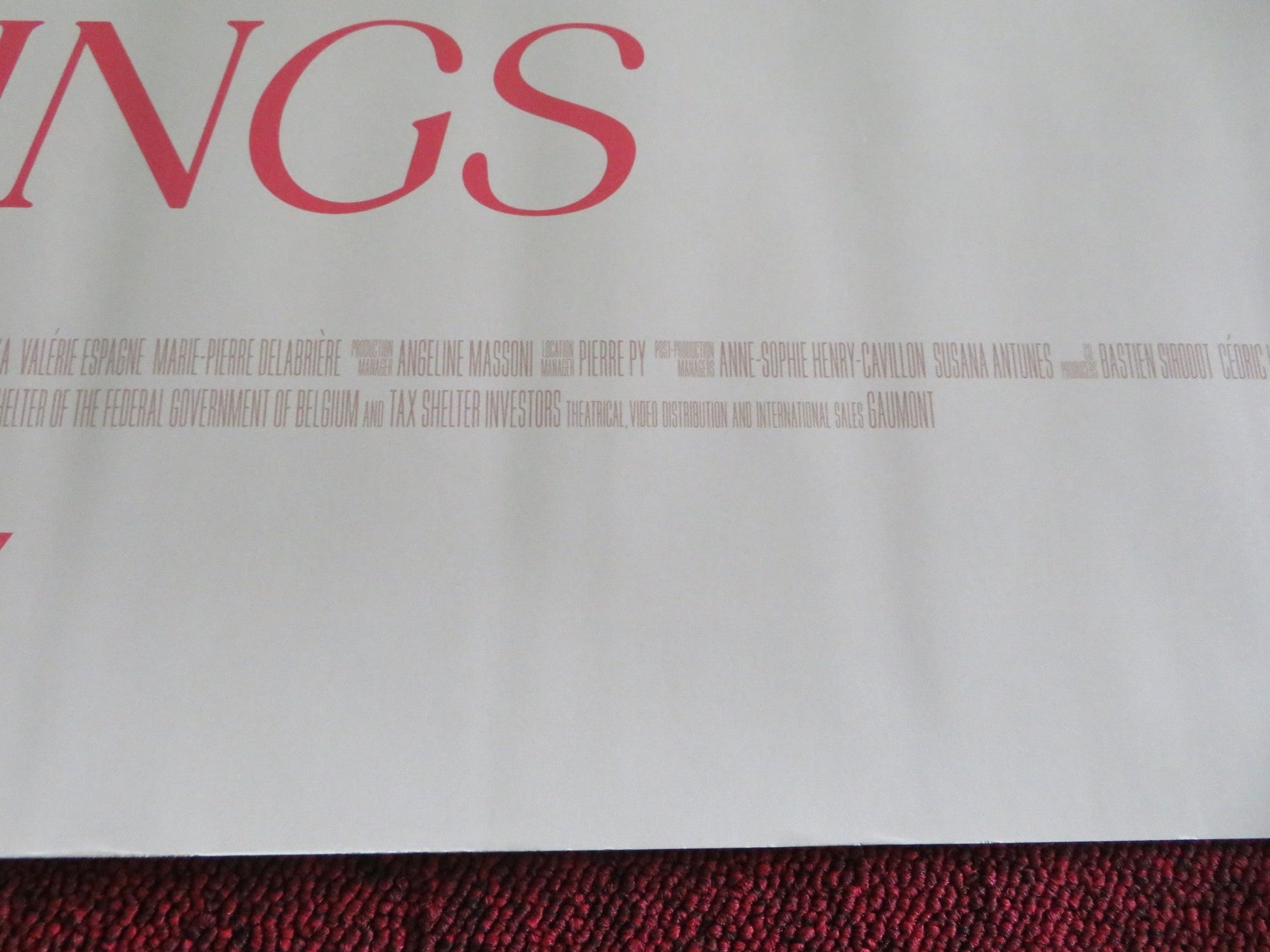 THE TASTE OF THINGS UK QUAD ROLLED POSTER JULIETTE BINOCHE BENOIT MAGIMEL 2023 Movie posters