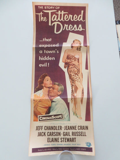 The Tattered Dress US Insert Poster Jeff Chandler Jeanne Crain 1957 Movie posters