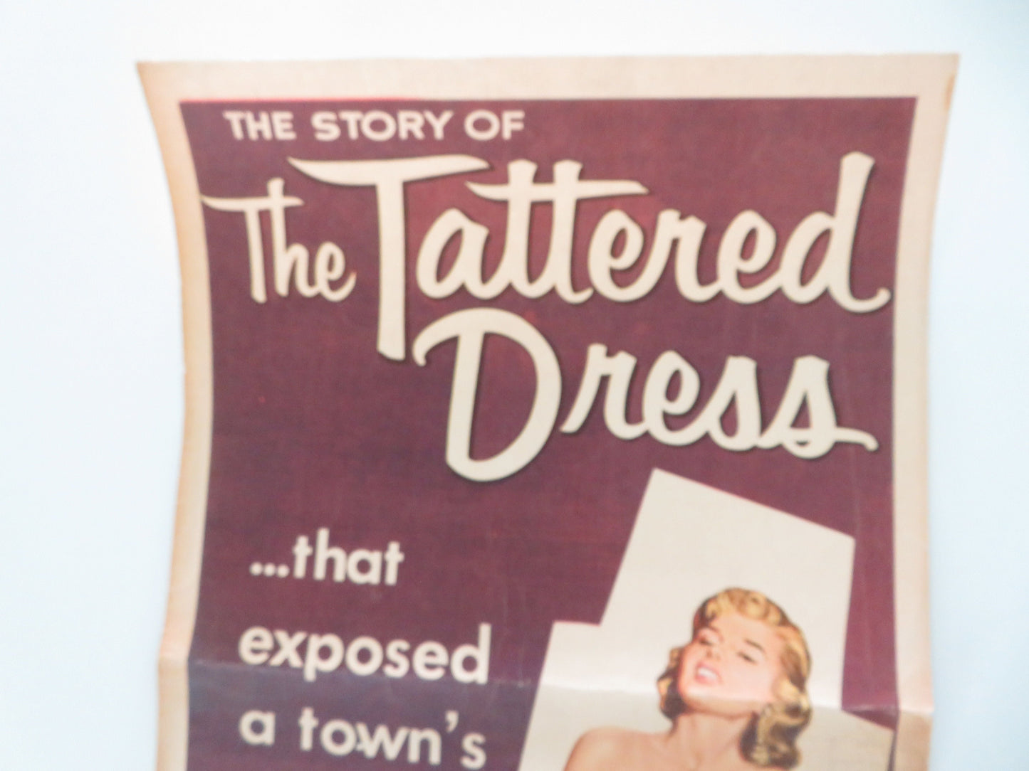 The Tattered Dress US Insert Poster Jeff Chandler Jeanne Crain 1957 Movie posters