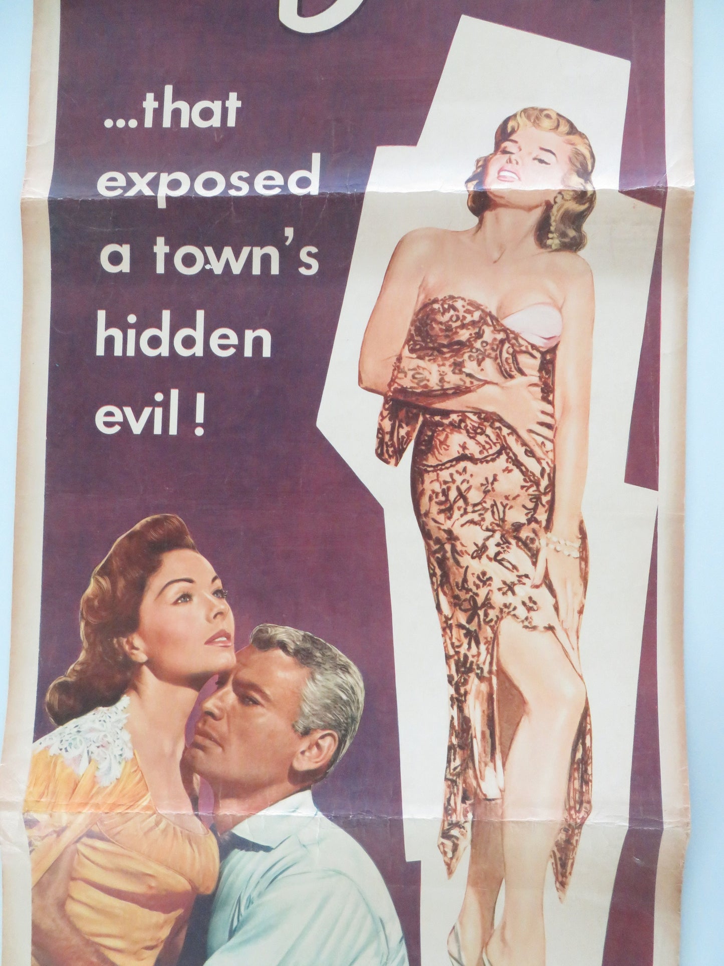 The Tattered Dress US Insert Poster Jeff Chandler Jeanne Crain 1957 Movie posters