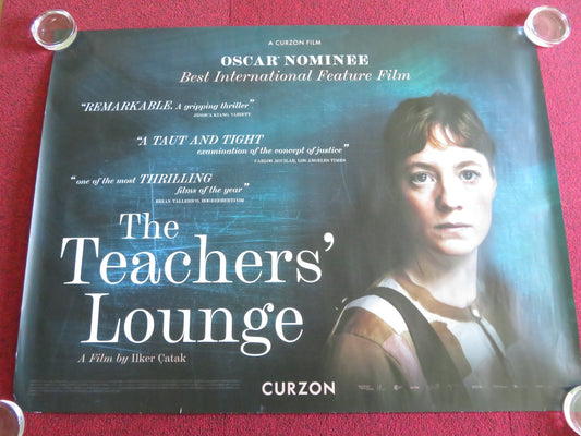 THE TEACHERS' LOUNGE UK QUAD ROLLED POSTER LEONIE BENESCH RAFAEL STACHOWIAK 2023 Rendezvous Cinema Movie posters