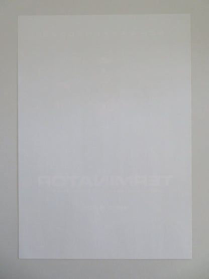 THE TERMINATOR 4K JAPANESE CHIRASHI (B5) POSTER ARNOLD SCHWARZENEGGER R2024 Movie posters