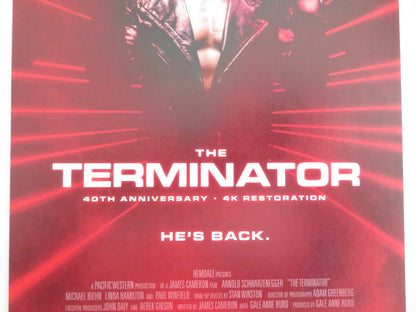 THE TERMINATOR 4K JAPANESE CHIRASHI (B5) POSTER ARNOLD SCHWARZENEGGER R2024 Movie posters