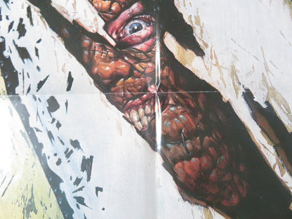 THE TEXAS CHAINSAW MASSACRE PART 2 FOLDED US ONE SHEET POSTER CANNON HOPPER 1986 Rendezvous Cinema Movie posters