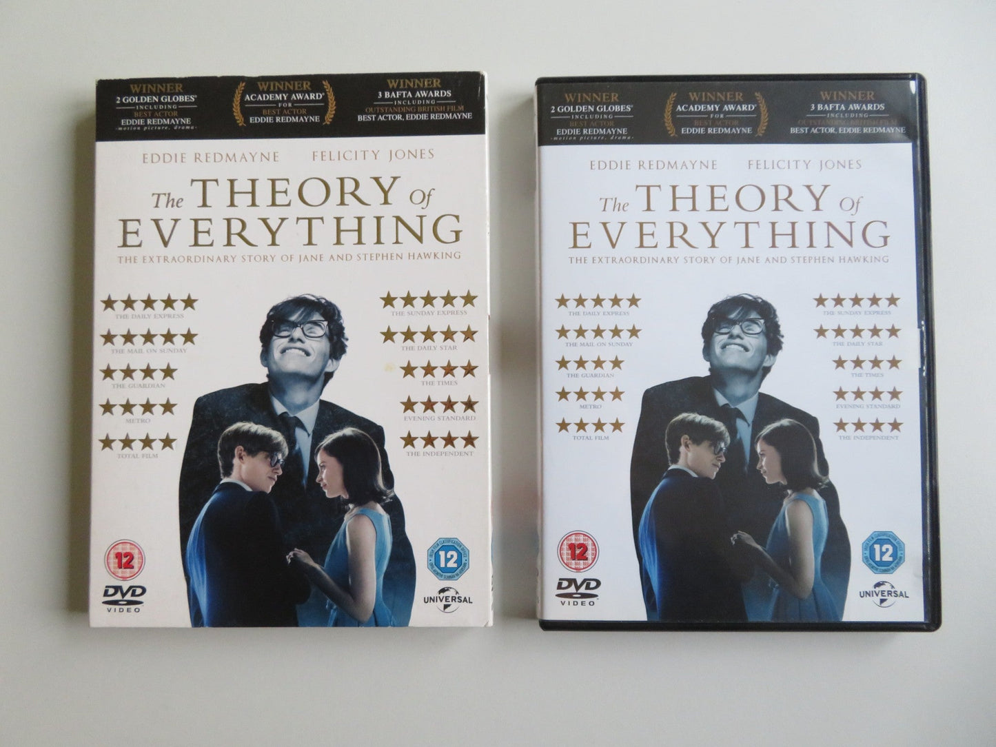THE THEORY OF EVERYTHING (DVD) EDDIE REDMAYNE FELICITY JONES 2014 REGION 2, 4, 5 - Rendezvous Cinema