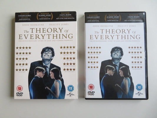 THE THEORY OF EVERYTHING (DVD) EDDIE REDMAYNE FELICITY JONES 2014 REGION 2, 4, 5 - Rendezvous Cinema