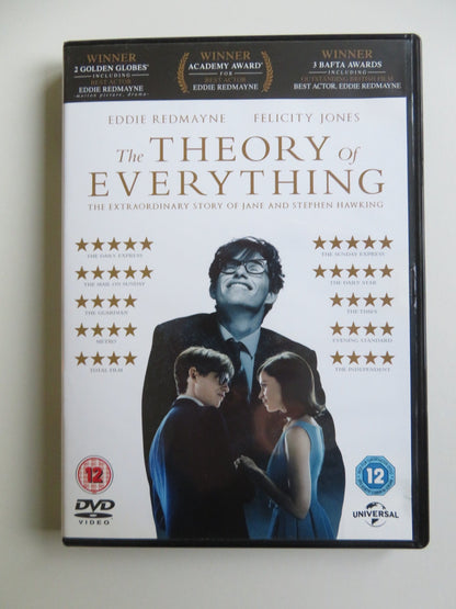 THE THEORY OF EVERYTHING (DVD) EDDIE REDMAYNE FELICITY JONES 2014 REGION 2, 4, 5 - Rendezvous Cinema