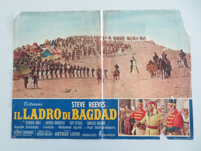 The Thief of Baghdad - D Italian Fotobusta Poster Steve Reeves Giorgia Moll 1961 Movie posters