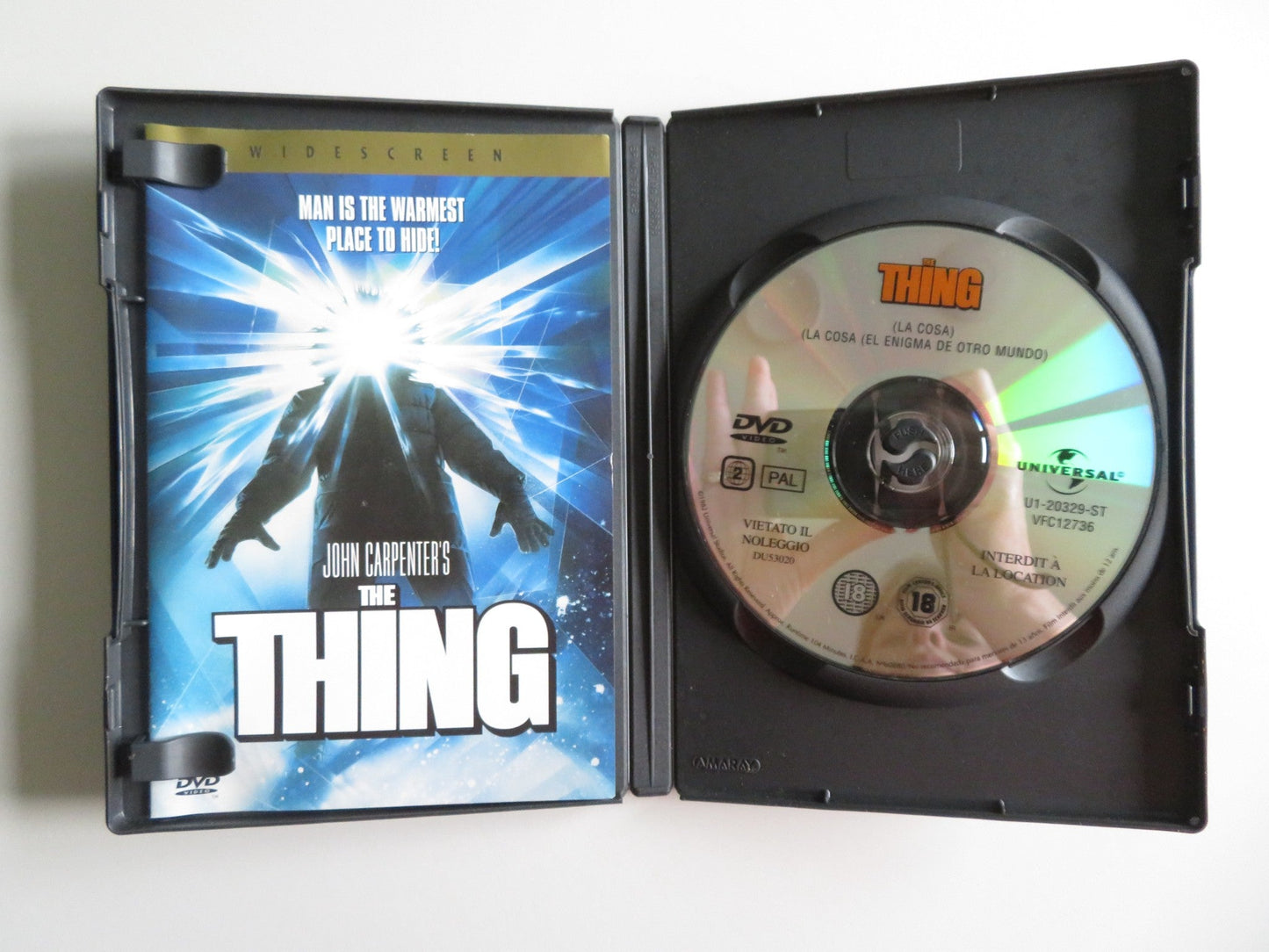 THE THING - B (DVD) KURT RUSSELL WILFORD BRIMLEY 1982 REGION 2 Movie posters