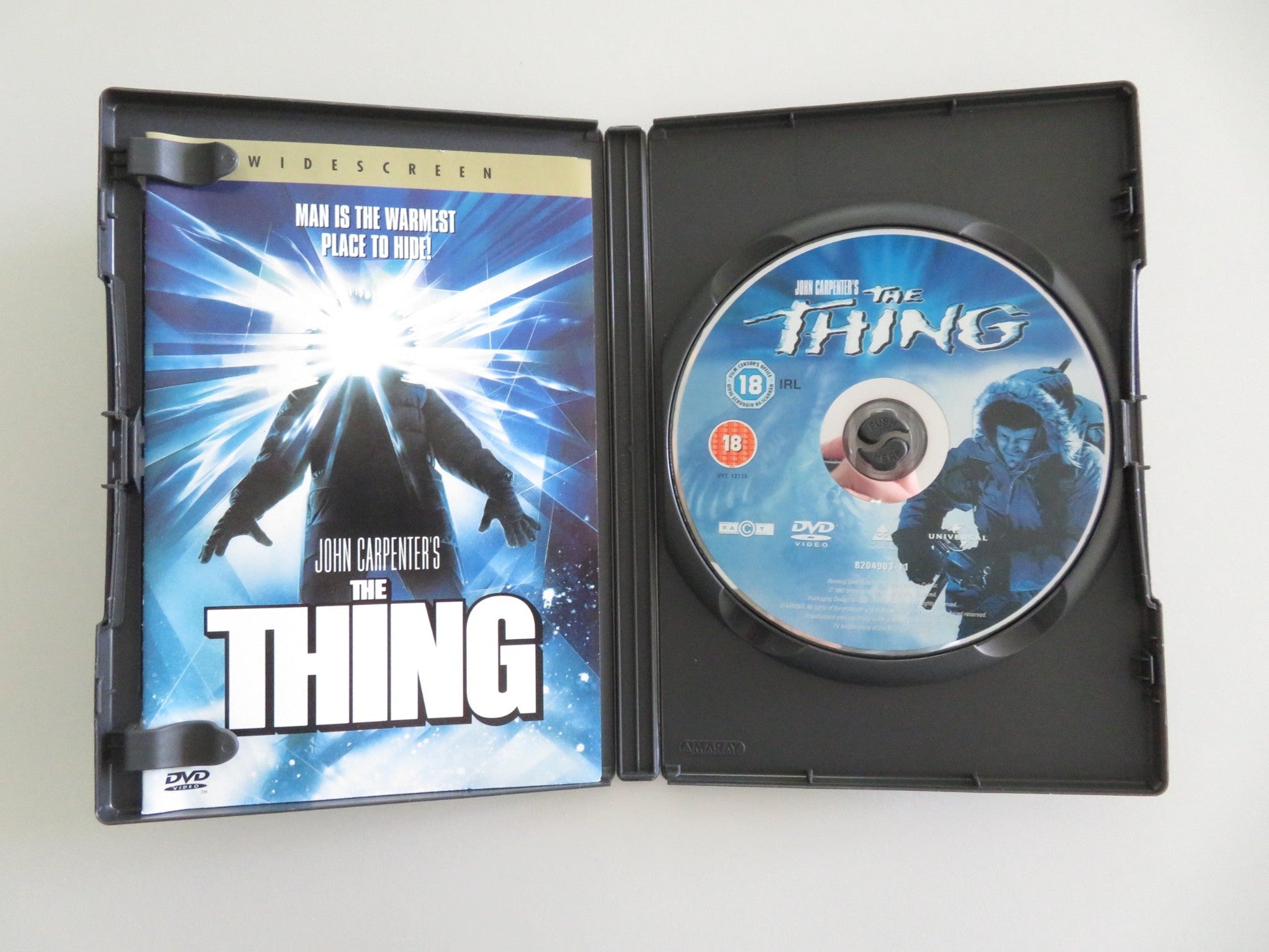 THE THING (DVD) KURT RUSSELL WILFORD BRIMLEY 1982 REGION 2, 4 Movie posters