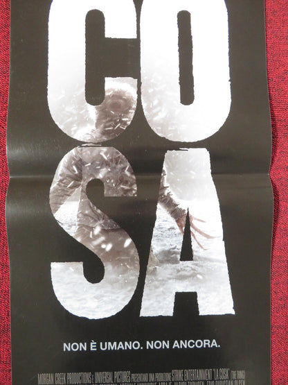 THE THING ITALIAN LOCANDINA POSTER MARY ELIZABETH WINSTEAD JOEL EDGERTON 2011 Rendezvous Cinema Movie posters