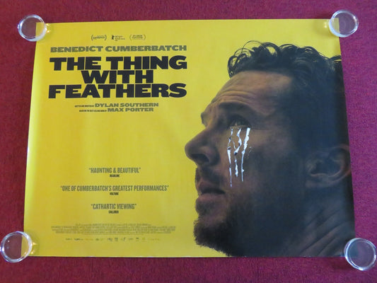 THE THING WITH FEATHERS UK QUAD ROLLED POSTER BENEDICT CUMBERBATCH THEWLIS 2025 Movie posters