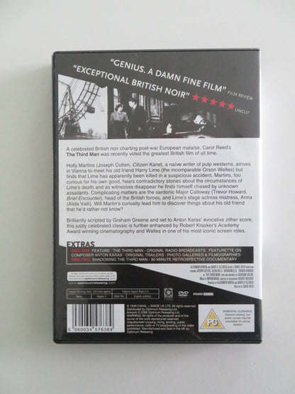 THE THIRD MAN - DOUBLE DISC SPECIAL EDITION (DVD) COTTEN WELLES 1949 REGION 2 Rendezvous Cinema Movie posters