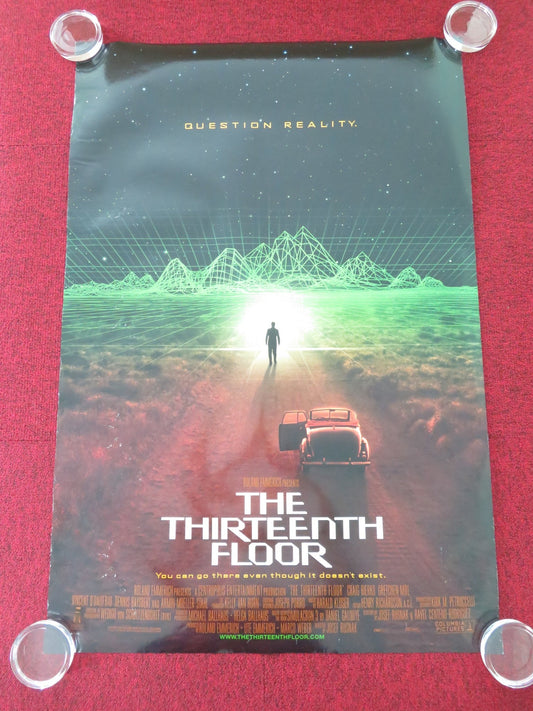 THE THIRTEENTH FLOOR US ONE SHEET ROLLED POSTER CRAIG BIERKO GRETCHEN MOL 1999 Movie posters