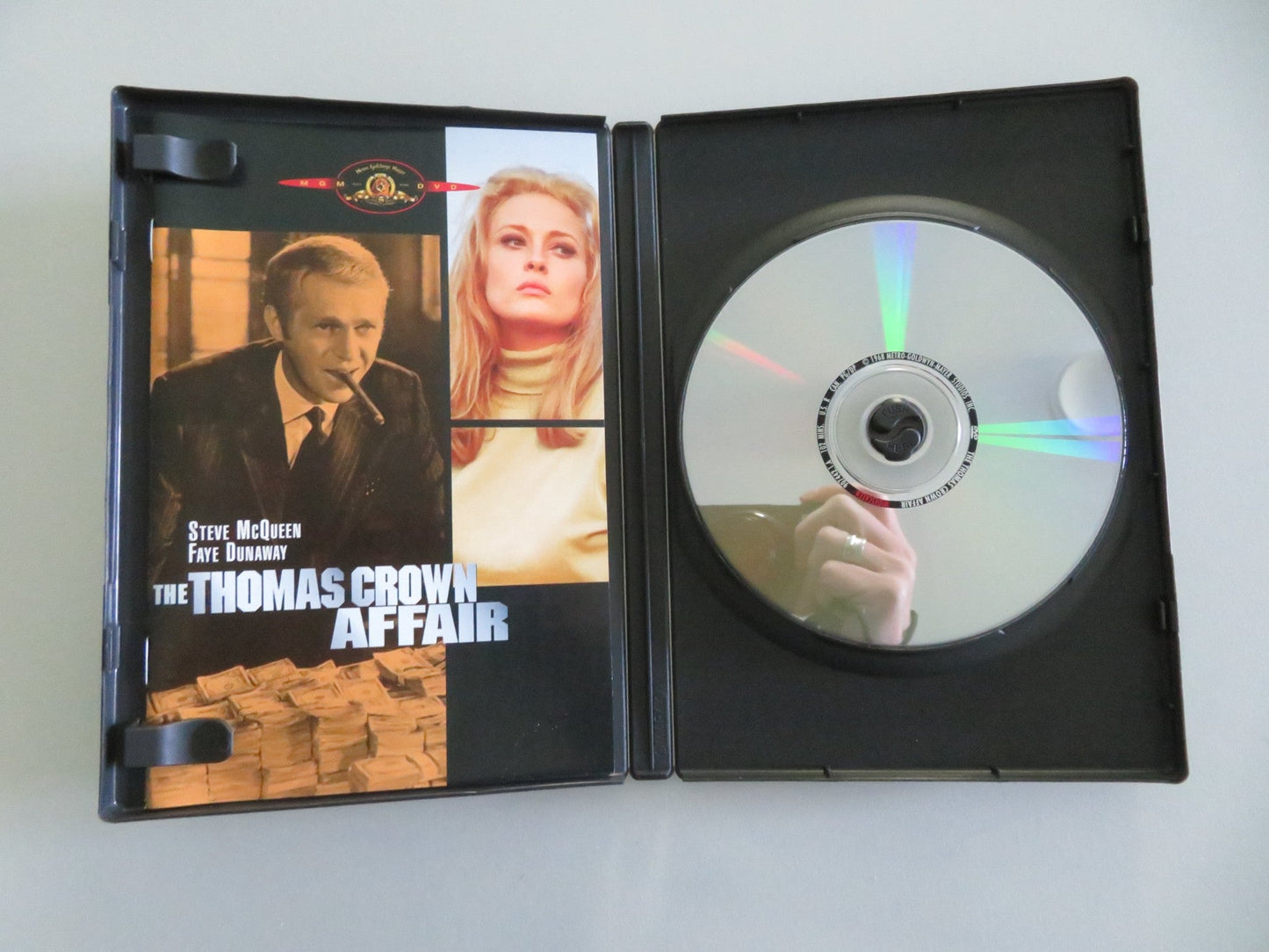 The Thomas Crown Affair (DVD) Steve McQueen Faye Dunaway 1968 Region 1 Movie posters