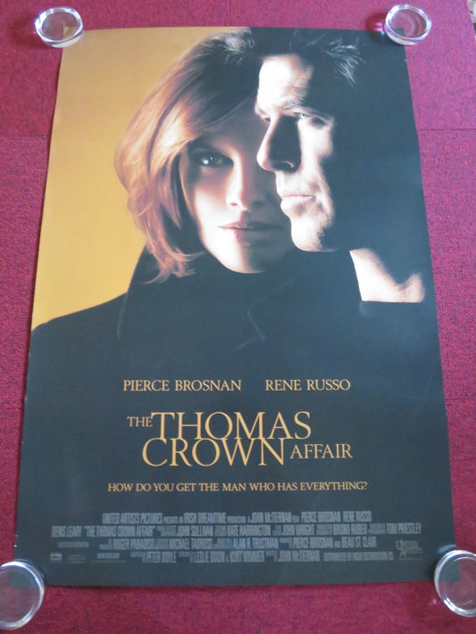 THE THOMAS CROWN AFFAIR US ONE SHEET ROLLED POSTER PIERCE BROSNAN R. RUSSO 1999 Rendezvous Cinema Movie posters