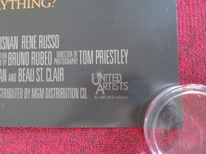 THE THOMAS CROWN AFFAIR US ONE SHEET ROLLED POSTER PIERCE BROSNAN R. RUSSO 1999 Rendezvous Cinema Movie posters