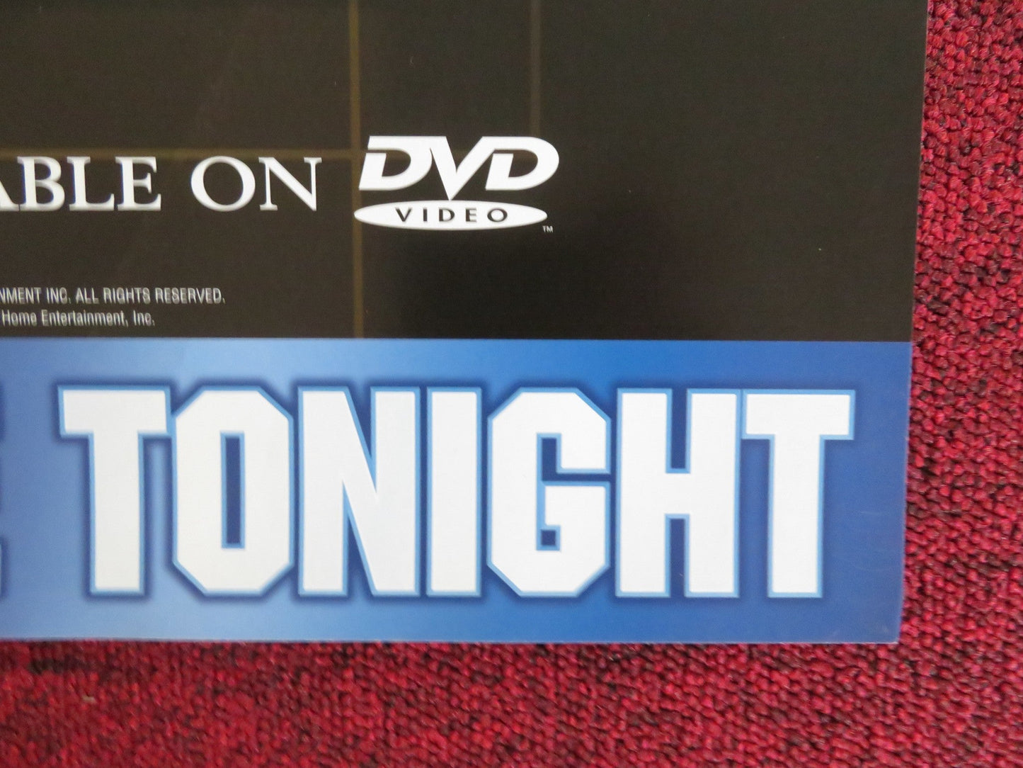 THE THOMAS CROWN AFFAIR VHS & DVD VIDEO POSTER PIERCE BROSNAN RENE RUSSO 1999 Rendezvous Cinema Movie posters