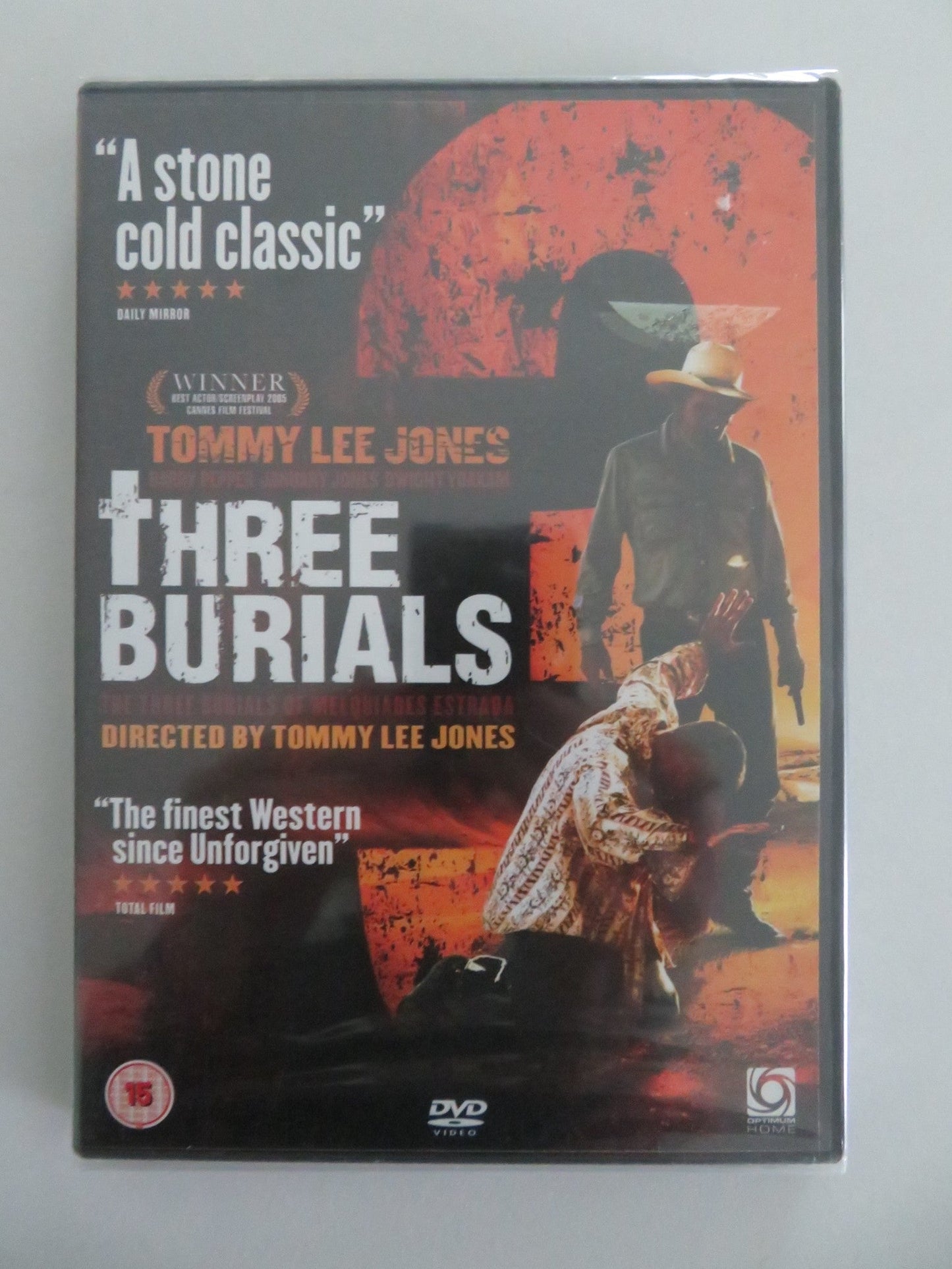 THE THREE BURIALS OF MELQUIADES ESTRADA (DVD) TOMMY LEE JONES 2005 REGION 2 Movie posters