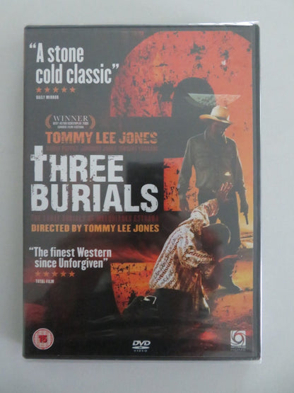 THE THREE BURIALS OF MELQUIADES ESTRADA (DVD) TOMMY LEE JONES 2005 REGION 2 Movie posters