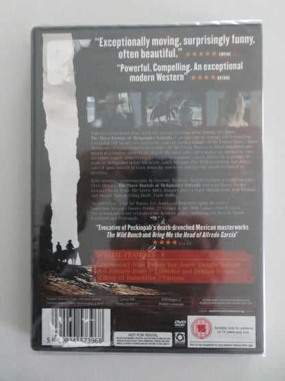 THE THREE BURIALS OF MELQUIADES ESTRADA (DVD) TOMMY LEE JONES 2005 REGION 2 Movie posters