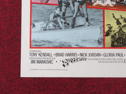 THE THREE FANTASTIC SUPERMEN FOLDED US ONE SHEET POSTER TONY KENDALL R1976 Rendezvous Cinema Movie posters