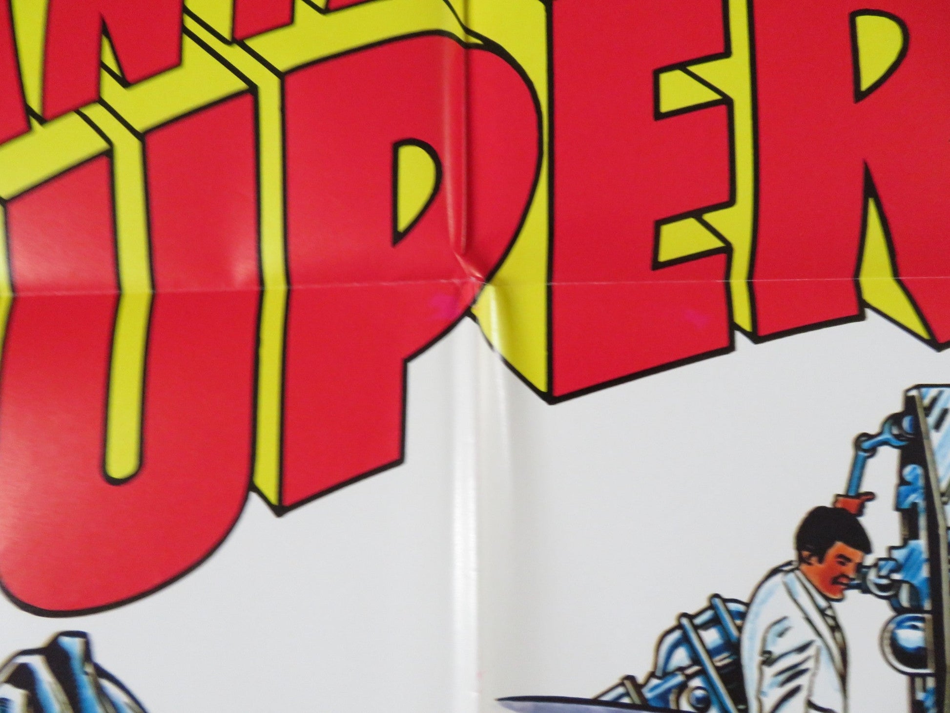 THE THREE FANTASTIC SUPERMEN FOLDED US ONE SHEET POSTER TONY KENDALL R1976 Rendezvous Cinema Movie posters