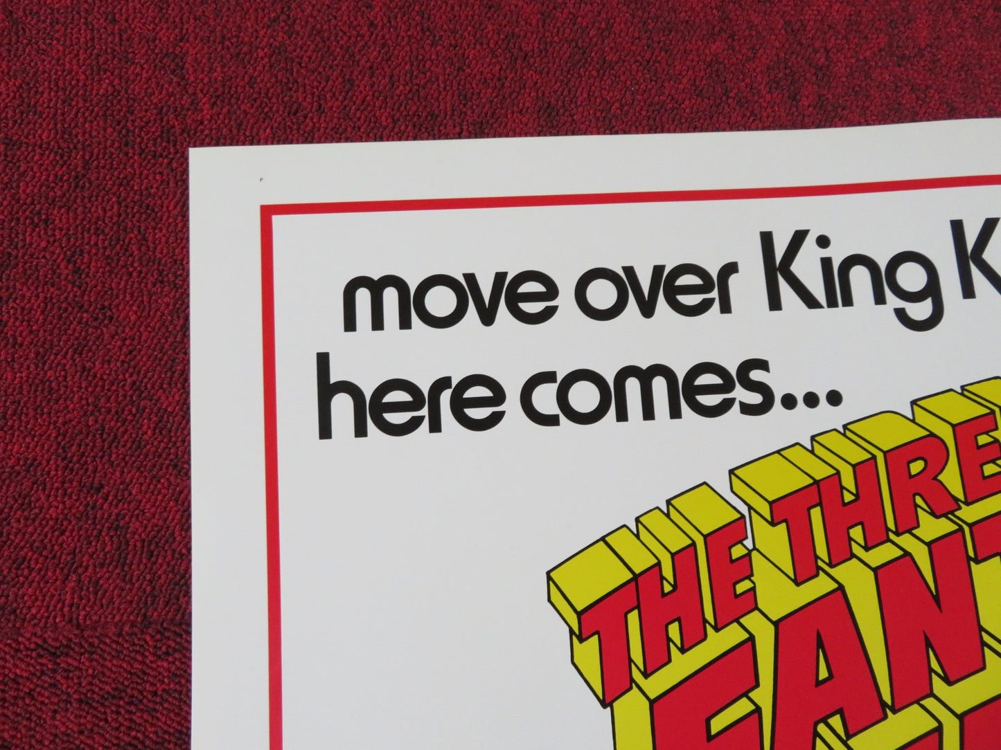 THE THREE FANTASTIC SUPERMEN FOLDED US ONE SHEET POSTER TONY KENDALL R1976 Rendezvous Cinema Movie posters