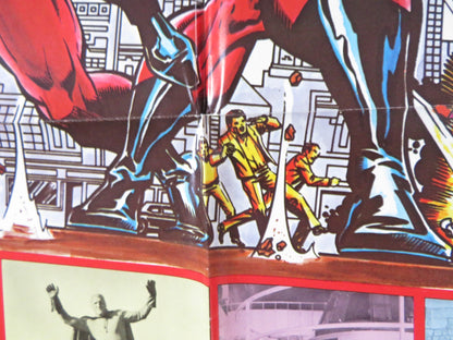 THE THREE FANTASTIC SUPERMEN FOLDED US ONE SHEET POSTER TONY KENDALL R1976 Rendezvous Cinema Movie posters